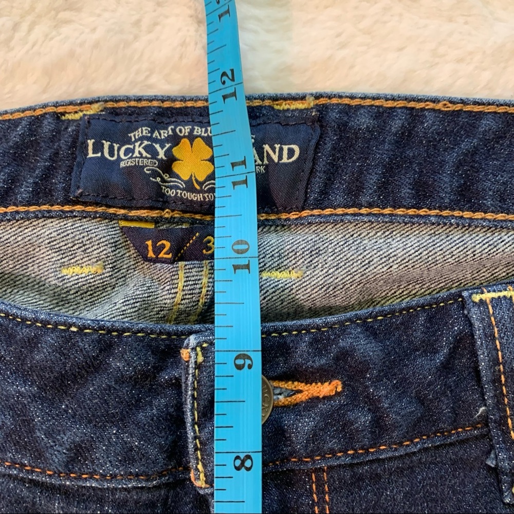 Lucky Brand Lola Skinny Jeans Dark Wash Sz 12/31 - Picture 13 of 13